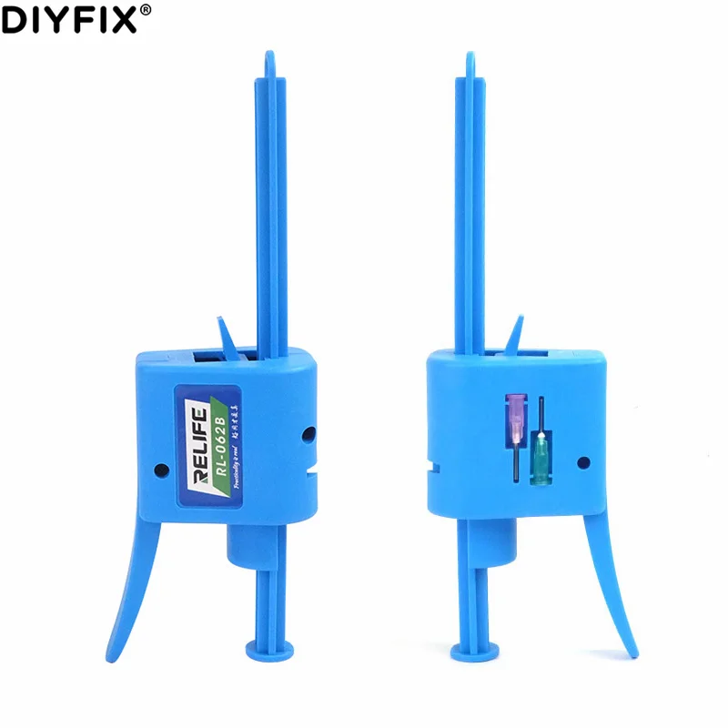 RELIFE RL-062B 30 ~ 60CC ручной пистолет для клея шприц для зеленого масла/паяльной пасты/УФ-маска для пайки/структурный клей, усилитель иглы