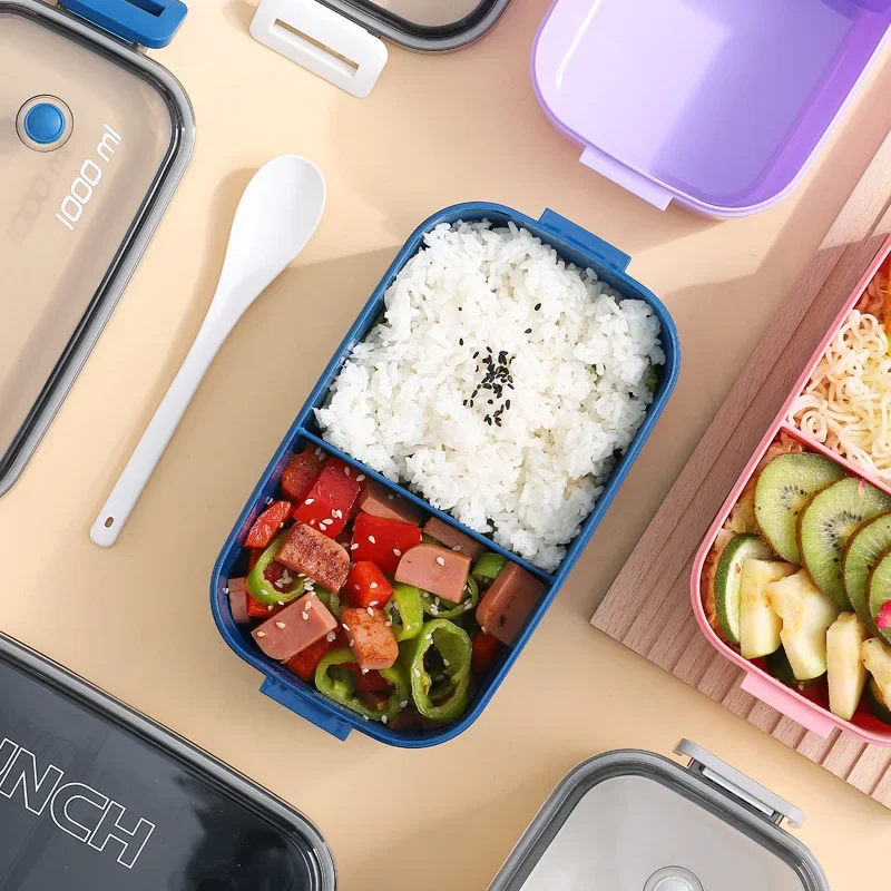 Lunch box preservation box, microwave heat-resistant plastic food, fruit storage and sealing box view 3