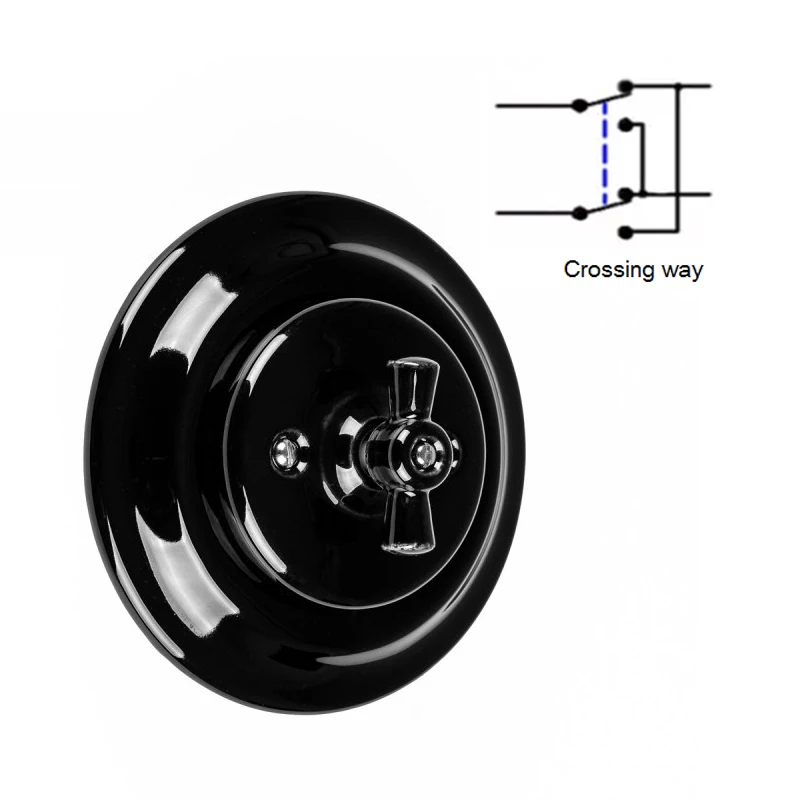 Crossing Way Flush Mounted Wall Switches 240V,10A