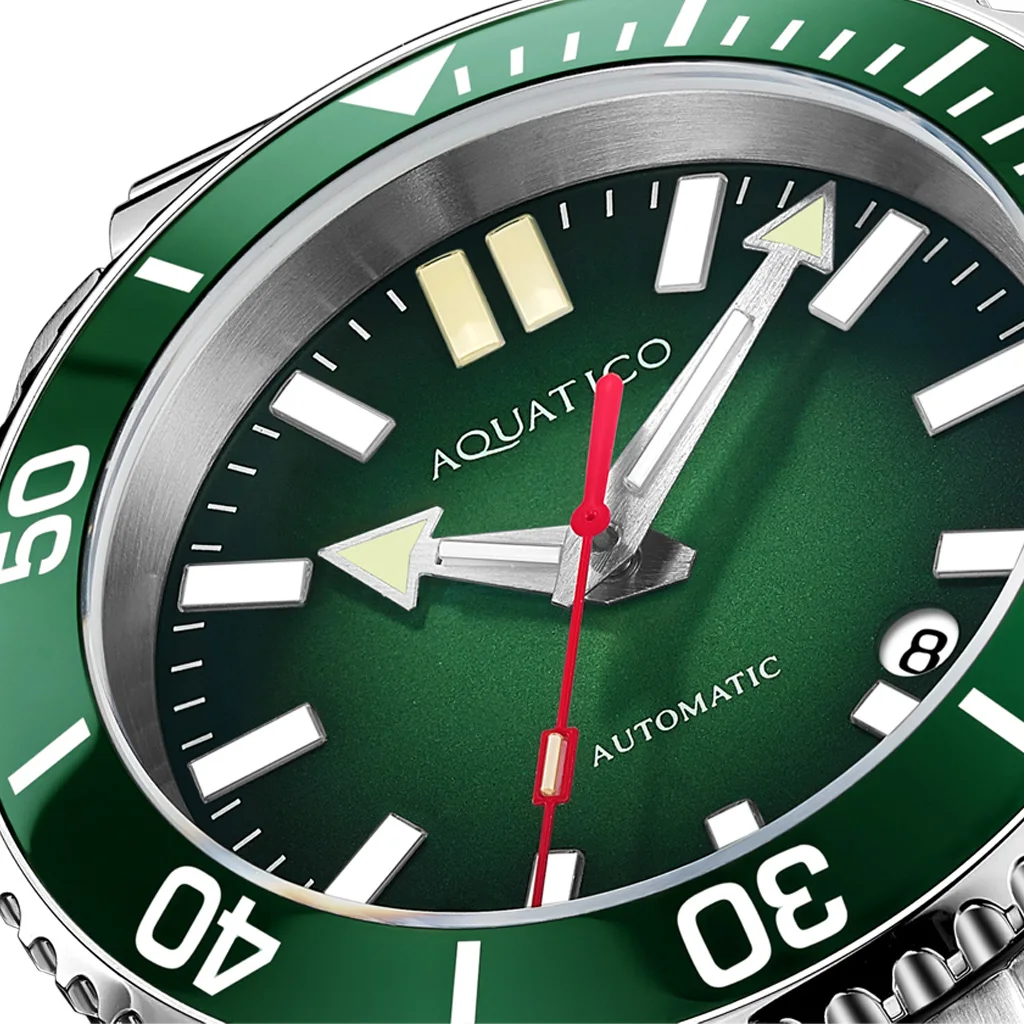 Aquatico Super Ocean Dive Watch Green Dial(HK PT5000)