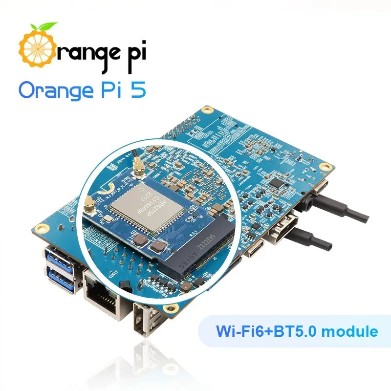 WiFi Module for Orange Pi 5 Board Orangepi 5 Wi-Fi6+BT5.0 Module, Not Suitable for Orange Pi 5 Plus Board