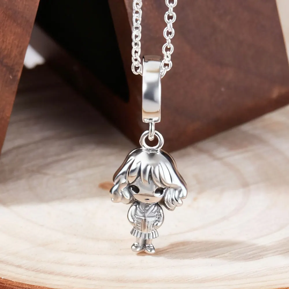 مجوهرات DSN s925 من الفضة الإسترليني حلية إبداعية على طراز ديزني للفتيات الصغيرات حلية أصلية لسوار الفتاة هدية مجوهرات فاخرة