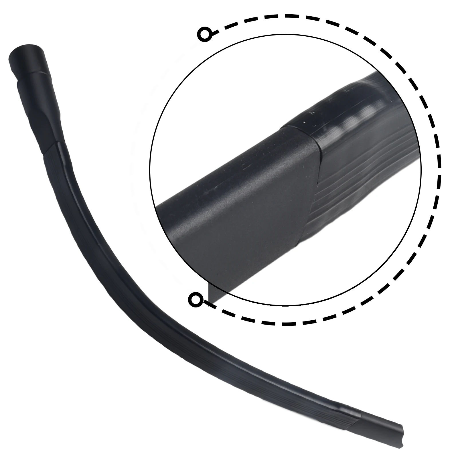 Flexible Bendable Long Flat Nozzle Vacuum Cleaner Attachment for Accessing Hard to Reach Spaces and Removing Dust Efficiently
