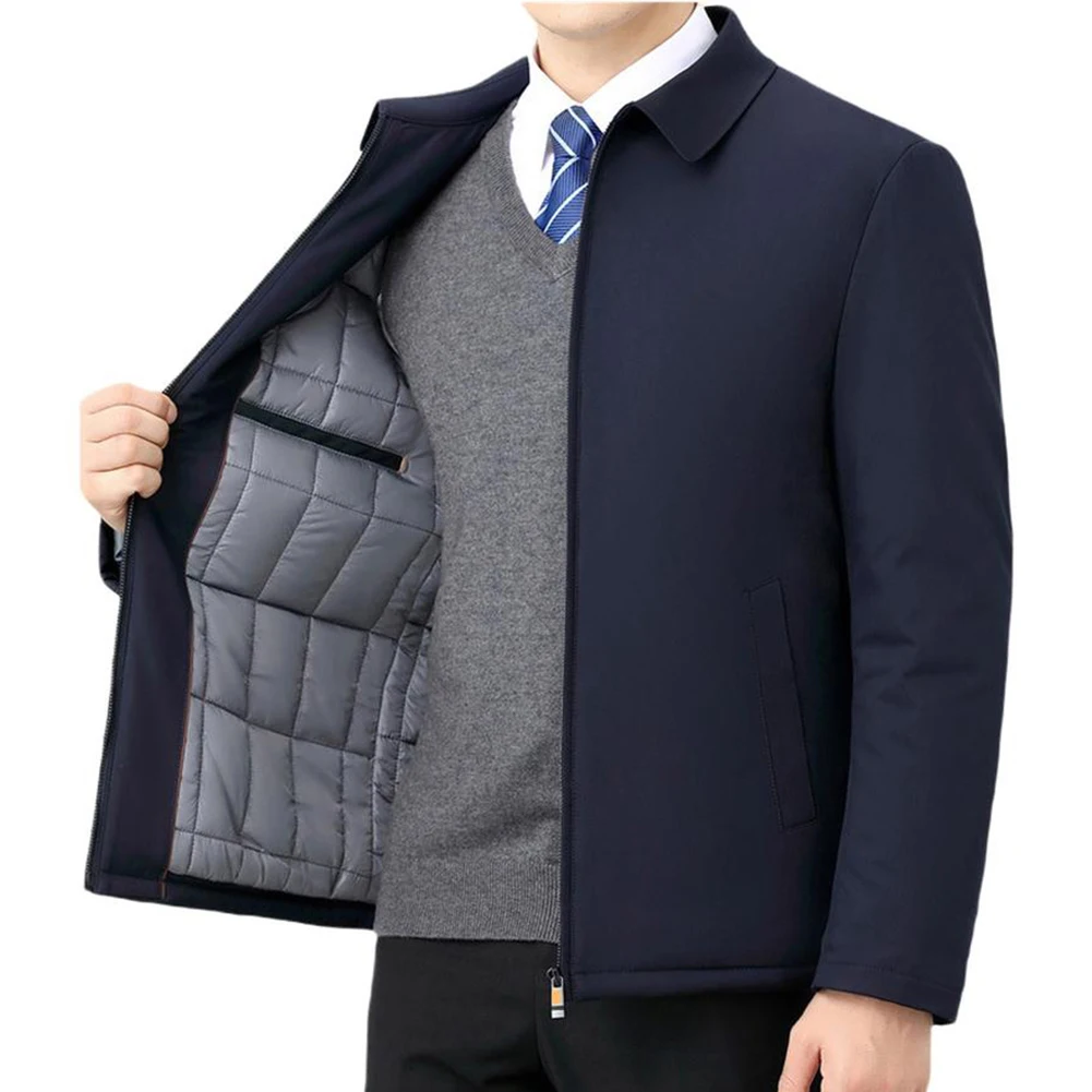 

Beach Trip Business Windproof Coat Casual Winter Coat Casual Long Sleeve Parka Blazer Classic Style Fit For Daily Use