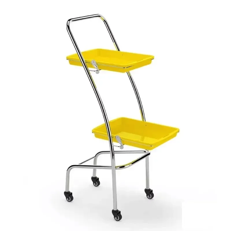 Beauty Hair Salon Rolling Cart Barber Shop Perm Dye Storage Creativity Trolley Utility Salon Furniture Carrinho Multiuso FYST