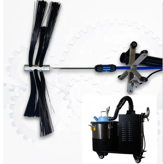 

RJ-BOT Q30 HVAC AC Air Duct Cleaning Equipment Electric Flexible Shaft Cleaning Machine with Stainless Steel Housing
