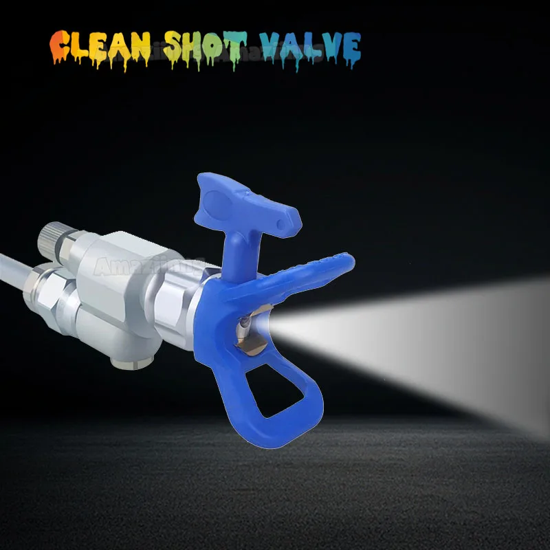 Cleanshot Valve Set 287030 Anti-spitting Valve Shut-off Value Swivel Joint Airless Spray Extension For Wagner Spray Gun Tools