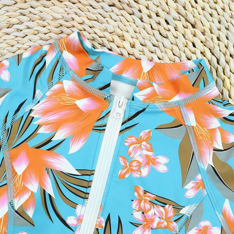 Print One Piece Swimsuit 2025 Swimwear Women Swimsuit Floral Bathing Suit Beachwear Sport Bikini Monokini Female Swimming Suits