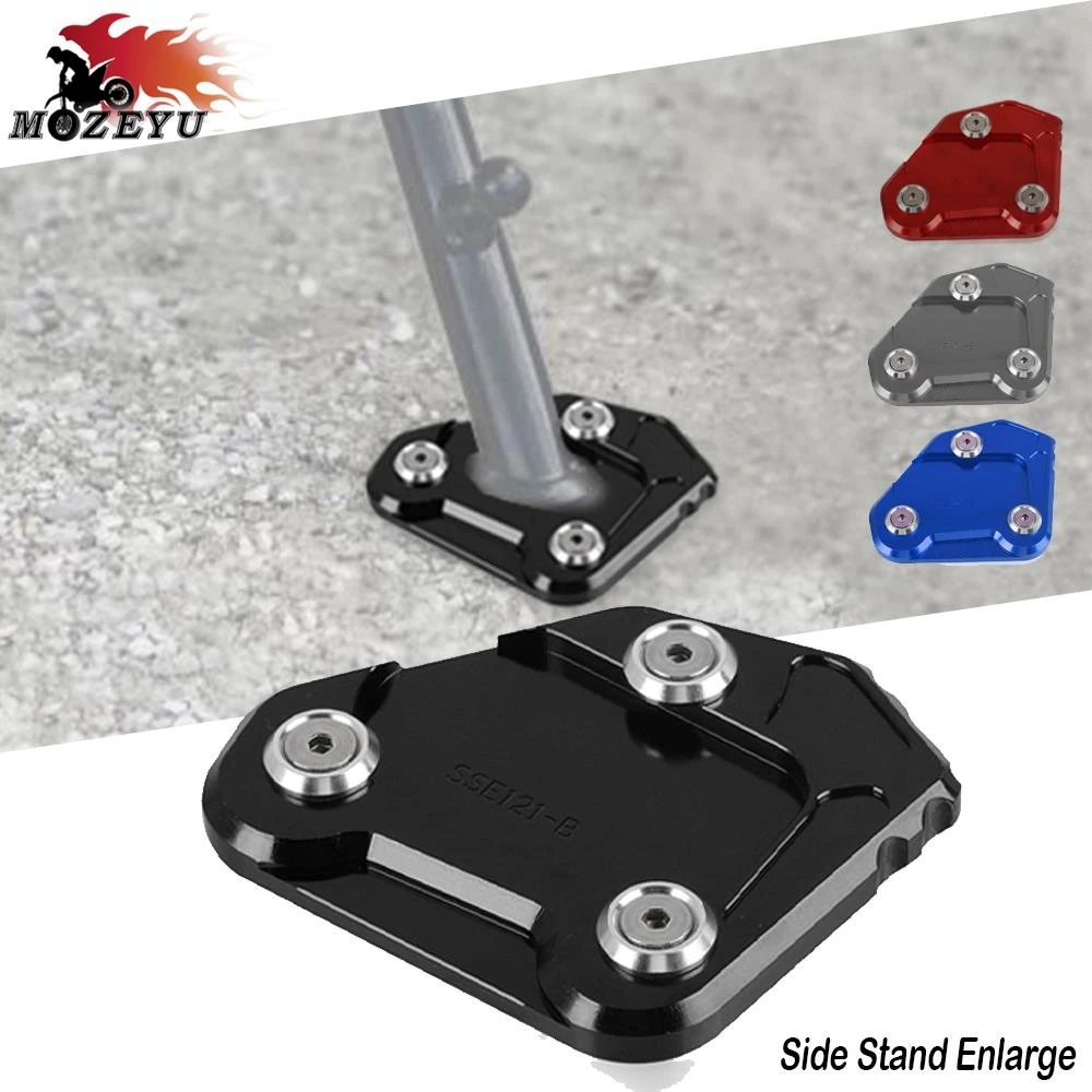 For BMW F750GS F750 GS F 750 GS F850GS F850 GS F 850 GS ADV ADVENTURE 2018-2022 2023 Motorcycle Side Stand Enlarge Plate Pad