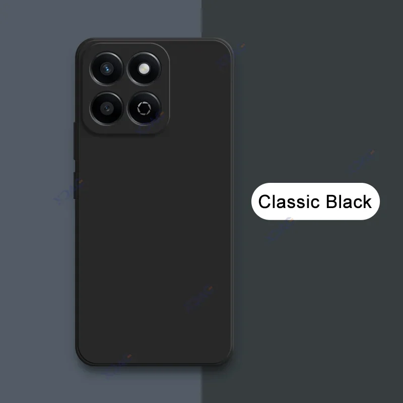 Luxury Dual Layer Cellphones Case Covers for Honor X7c Full Camera Protection HonorX7c Fashion Soft Square Liquid Silicone Armor