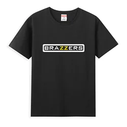 2024 maglietta da uomo Casual Brazzers Adult Entertainment Company T-Shirt grafica oversize traspirante confortevole Streetwear S-3XL