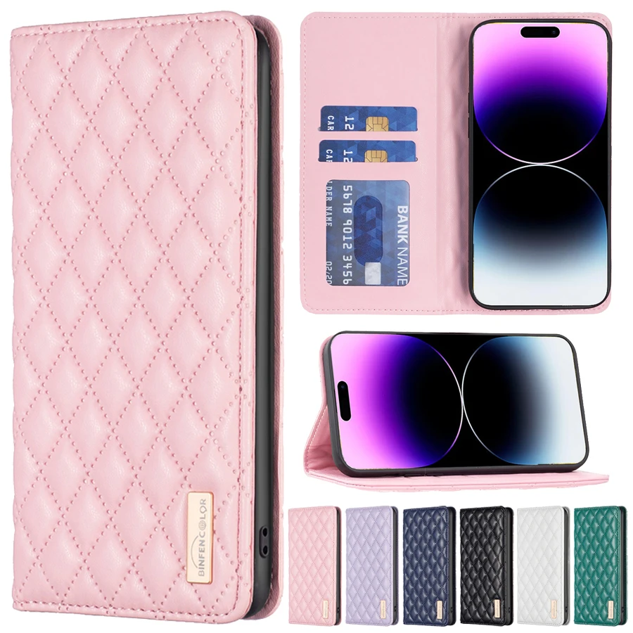 

Wallet Small Fragrance Magnetic Flip With Card Slot Leather Case For iPhone 14 Pro Max 13 12 11 SE 2020 X XR XS Max 8 7 Plus