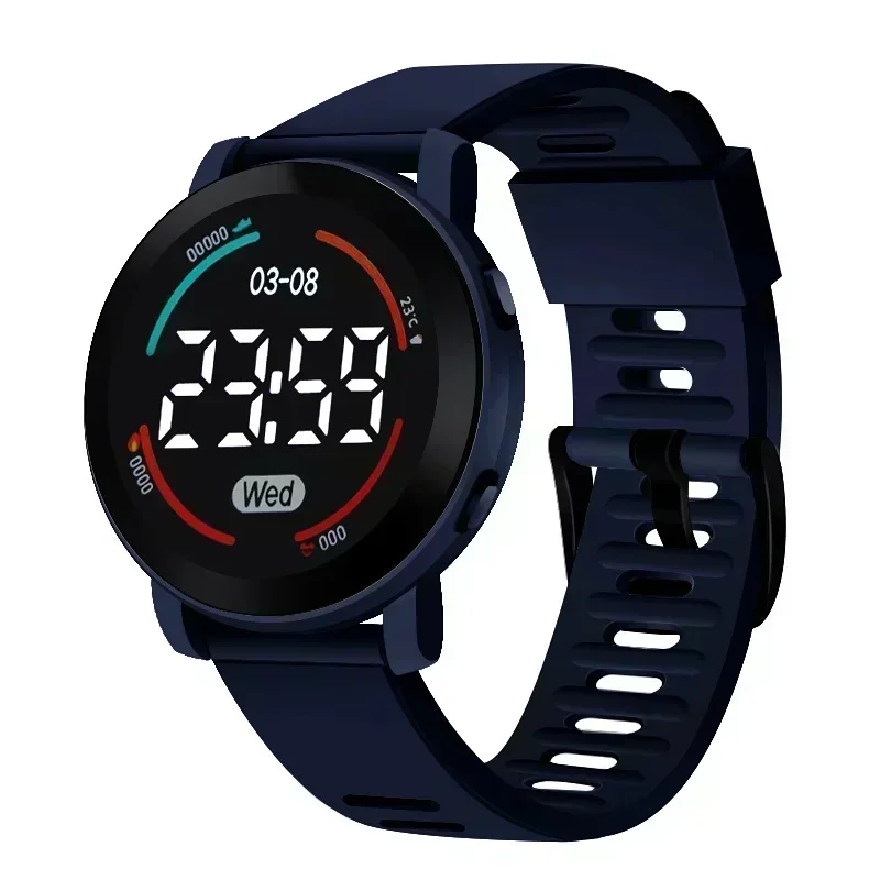 LED Digital Kids Watches Luminous Waterproof Sport Children Watch Silicone Strap Electronic Wrist Watch for Boys Gril Reloj