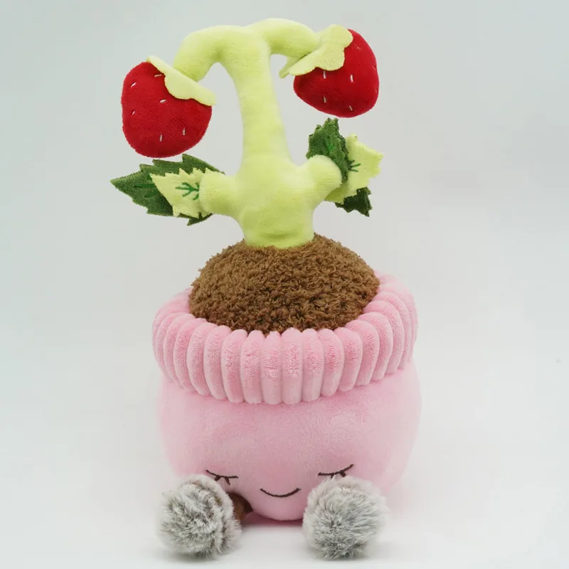 

New Artificial Plant Doll Strawberry Potted Plant Creative Strawberry Plush Toy Fun Plant Potted Ornament Gift Decoration