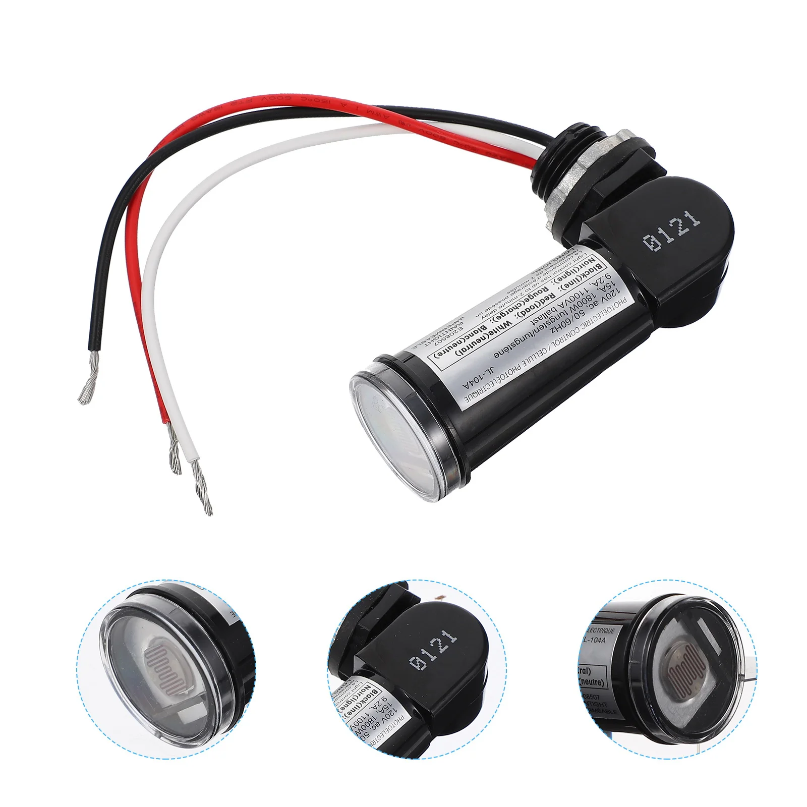 

Outdoor Photocell Sensor LED Light Control Waterproof Auto on Off Photoelectric Sensor for Street Lighting Passage Doorway