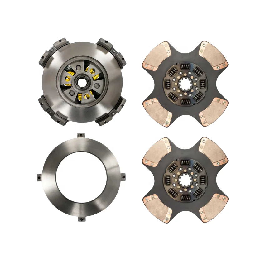 

Single Diaphragm Clutch Kit 1 Inch 3 Inch 4 Inch Spline Ceramic Super Button Clutch Disc Pressure Plate Flywheel Set
