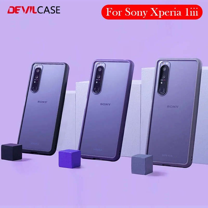

Оригинальный чехол DEVILCASE для Sony Xperia 1 iii, задняя крышка с подушкой безопасности для SONY XPERIA 1III