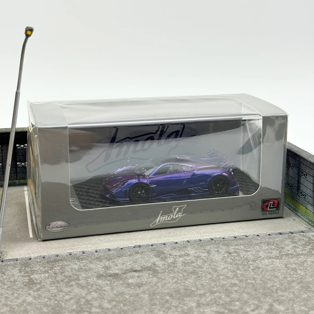 Diecast modelauto LCD 1/64 Pagani Imola automodusI Pagani sportwagen speelvoertuigen originele doos