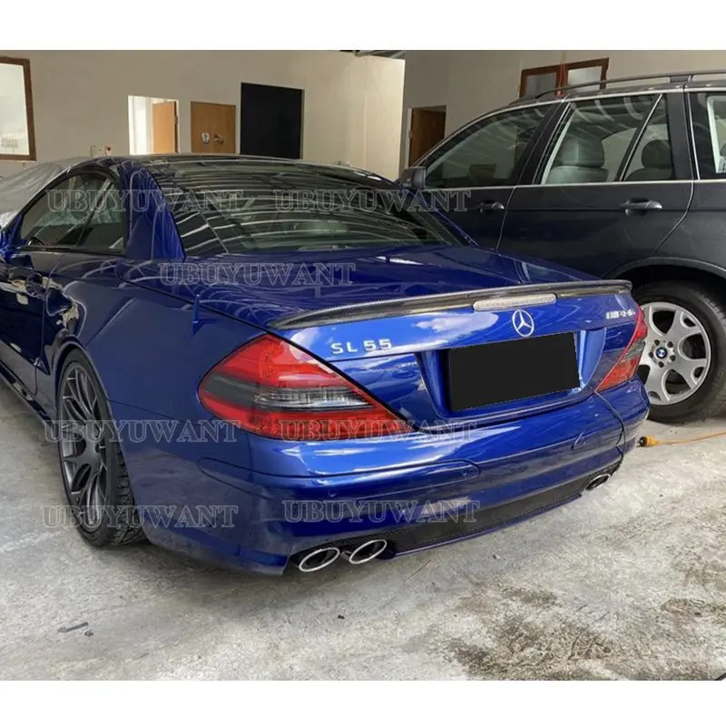 

UBUYUWANT Carbon Fiber Back Trunk Spoiler Rear Boot Lip Spoiler Wing Rear Spoiler Wing For Mercedes-Benz SL Class R230