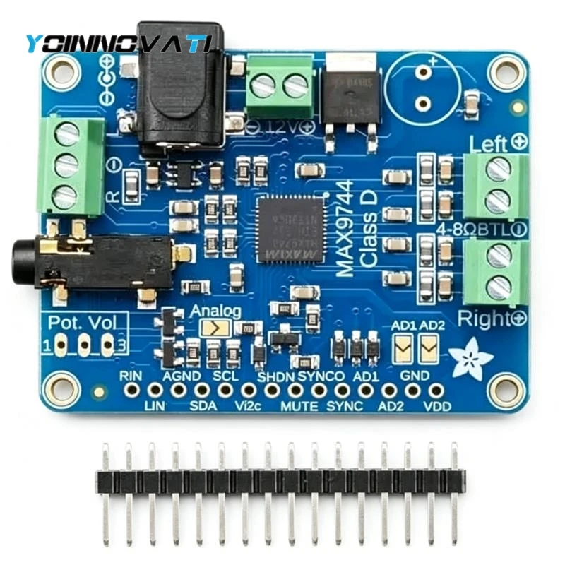 MAX9744 Stereo 20W Class D Audio Amplifier Module Dual Channel Digital Power Amplifier Board for Speaker DIY Audio System