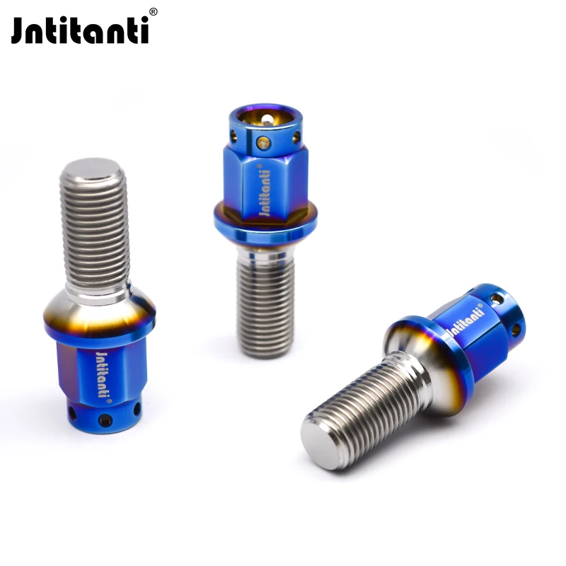 

Болт для колесных дисков Jntitanti, титановый Gr.5, легкий, не ржавеет, для гоночных колес, M14*1.5*28мм, для Mercedes-Benz.