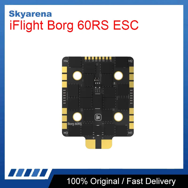 

Новый iFlight Borg 60RS ESC 4-в-1 с монтажными отверстиями 20x20 мм для деталей FPV