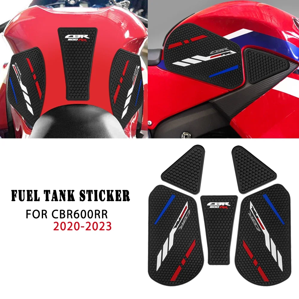 

For CBR600RR cbr600 RR 2020-2023 Motorcycle accessories Fuel Tank Cap Sticker Pad Tank Cover Anti Slip Protector CBR 600RR Acces
