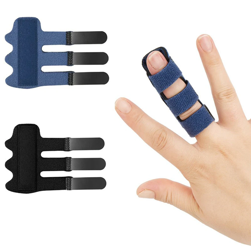 1/2/5PCS Portable Finger Corrector Finger Support Plate Fixed Belt Sports Adjustable Finger Guard Sheath Fixed Splint Protector