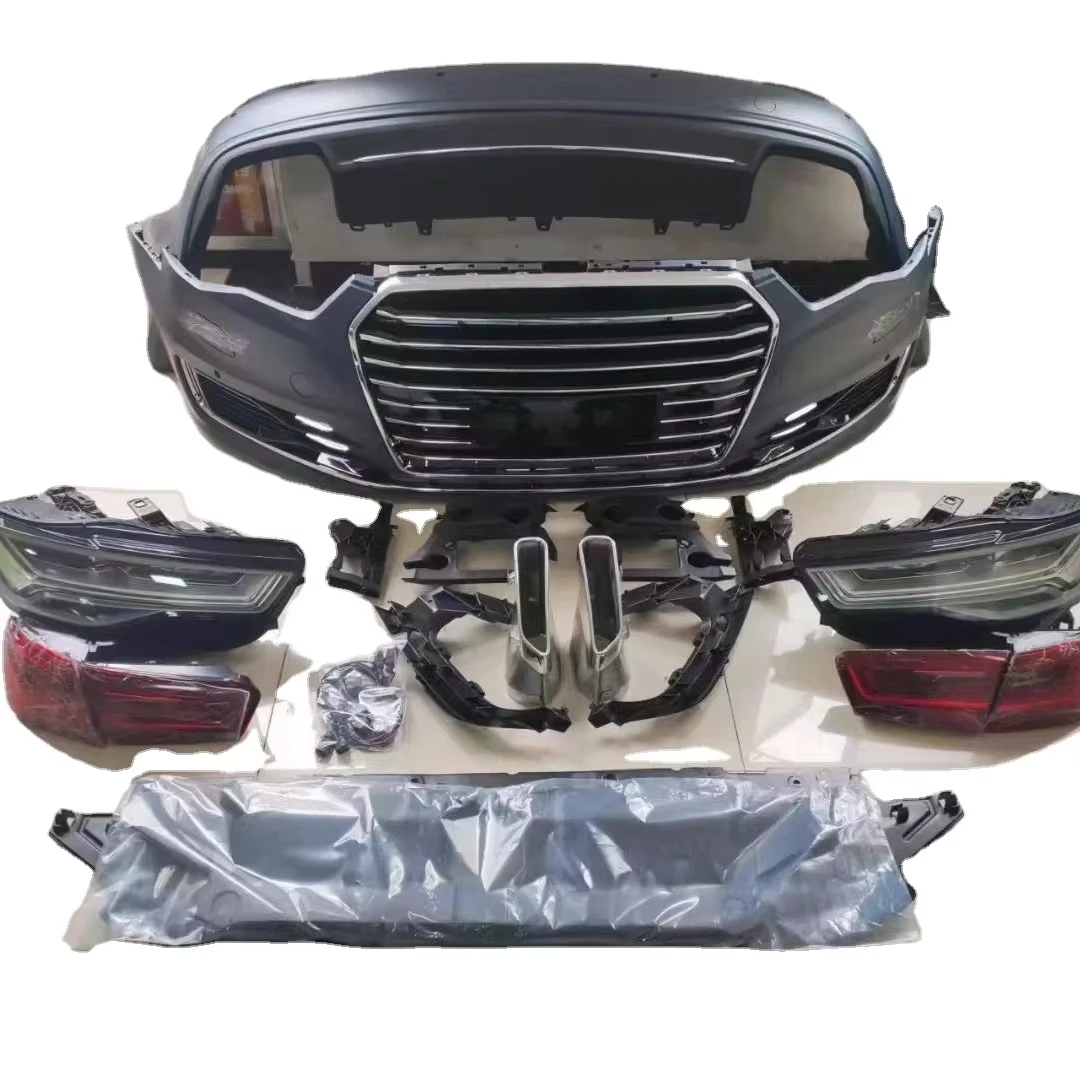 

Комплекты обвесов STLF Original Quality: Модифицированные детали для Audi A6 (2013-2016) в стиле S6 – передний бампер с решеткой и фарами