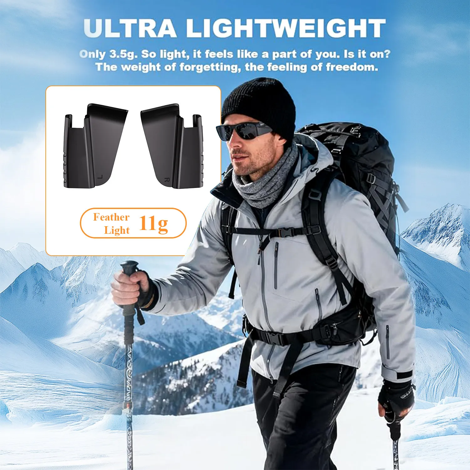 

Glasses Side Shields Accessories for Oakley Meta (Gen 1/2) Wayfarer Headliner Skyler HSTN, Silicone Anti-Slip Light Blockers