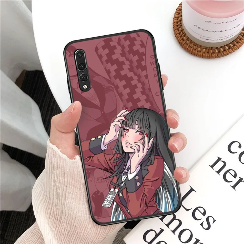 Kakegurui Jabami Yumeko Phone Case For Huawei P 8 9 10 20 30 40 50 Pro Lite Psmart Honor 10 lite 70 Mate 20lite