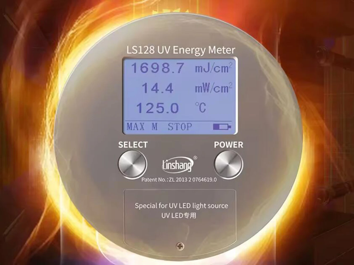 Linshang Medidor de Energia UV, Exposição LED Tester Máquina, Iluminância Medidor, LS120, LS128, LS130, LS131