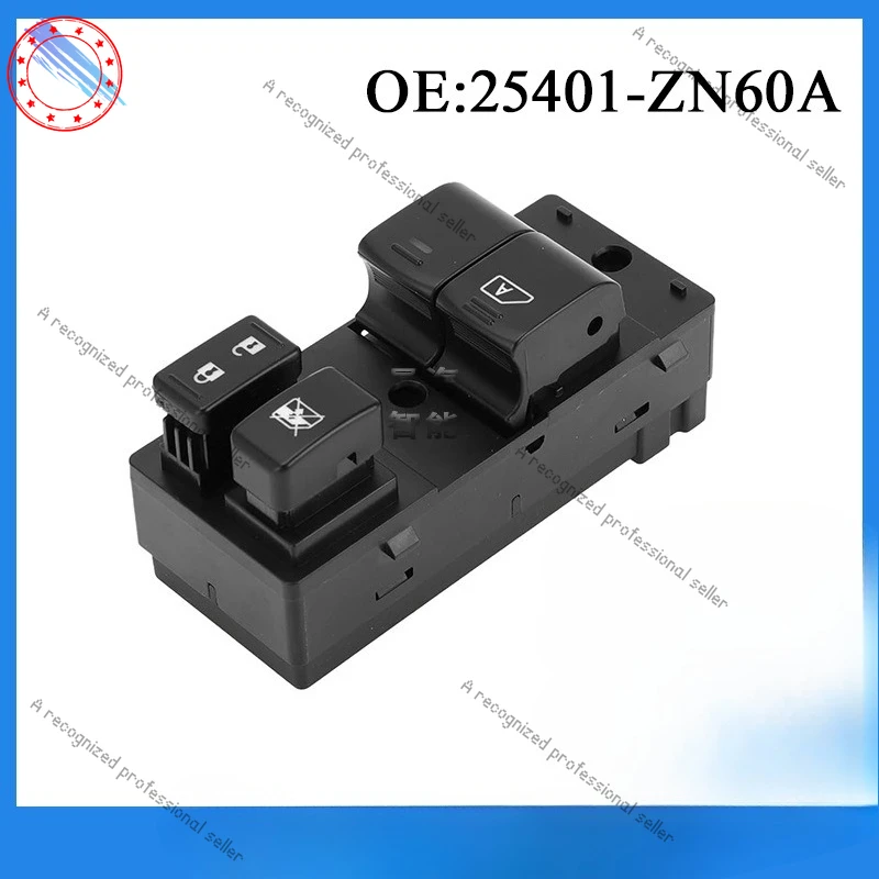 

25401-ZN60A Suitable for 08-13 Nissan Altima glass lifter master switch electric window switch