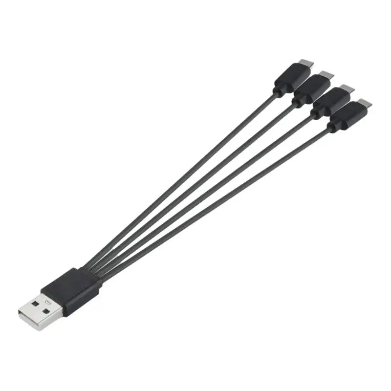 NEW SALE 1Pcs 4 In 1 Multi-USB C Splitter Charging Cord For Huawei Tablet Laptop PC USB Type C Fast Charging Data Cables - Image 5