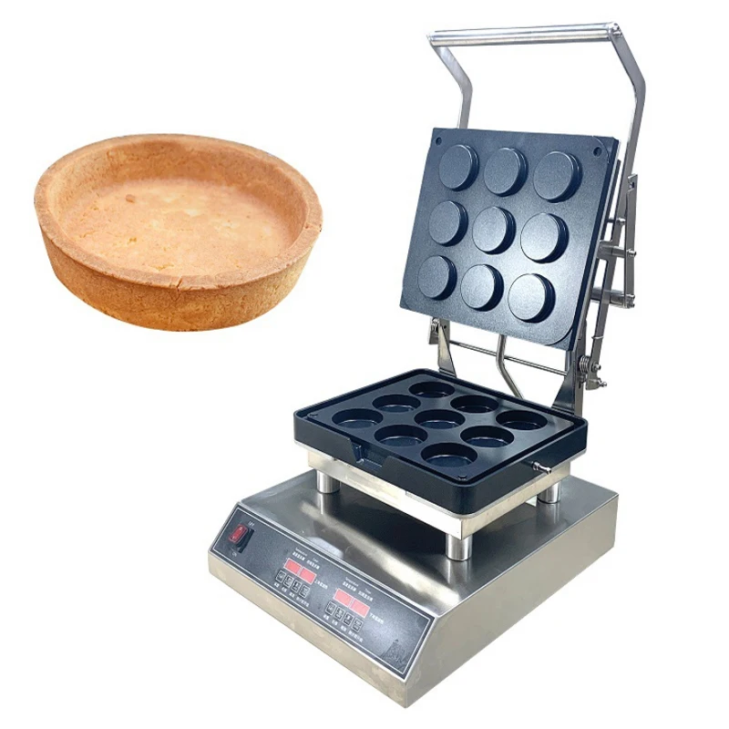 Commercial  Tartlets  Machine Pattern Muffin Press Oven Rotating Intelligent Digital  Electric Non-Stick Stainless Steel Body