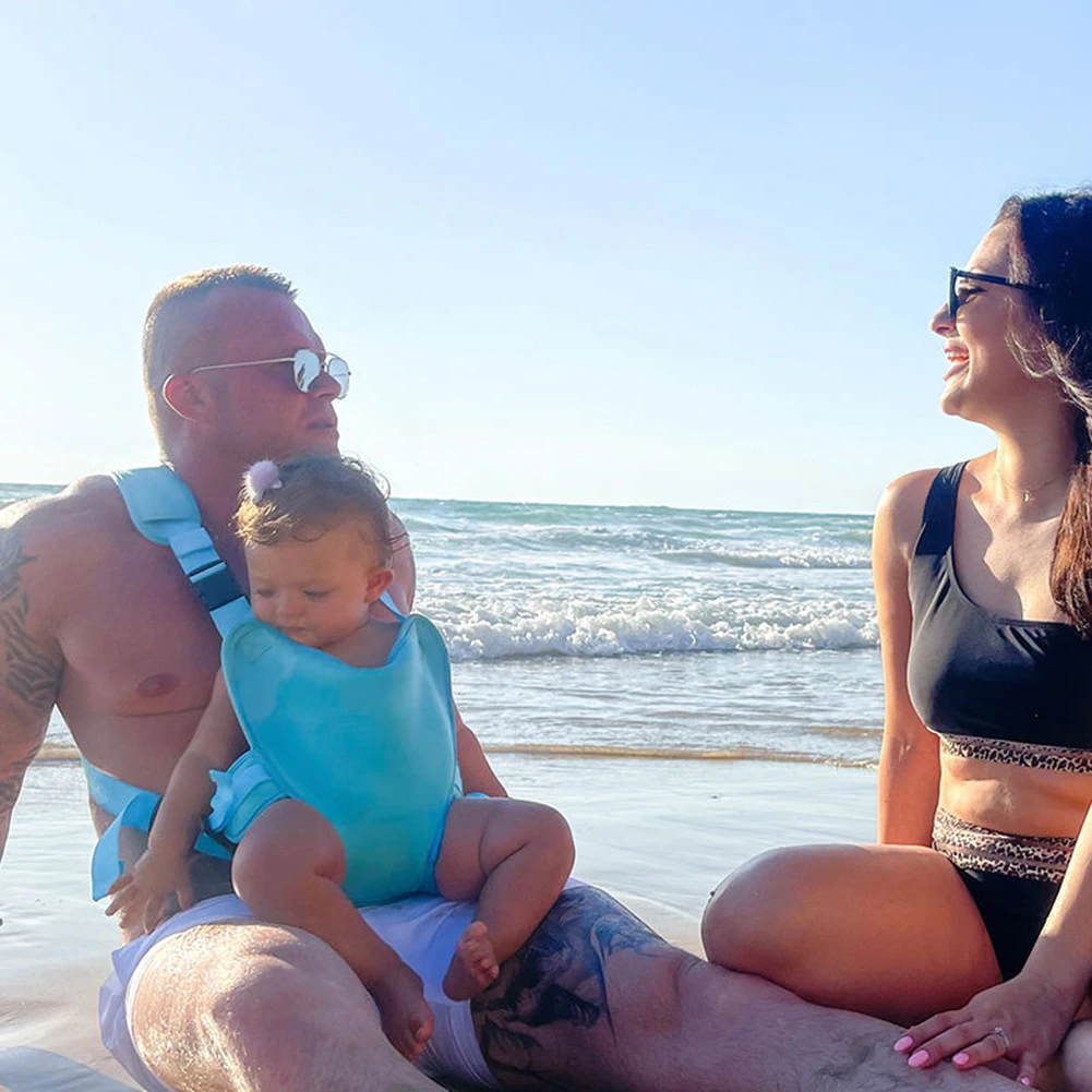 Innowacyjny, lekki nosidełko dla niemowląt do noszenia na klatce piersiowej, do użytku zarówno w wodzie, jak i na lądzie, nosidełko biodrowe dla niemowląt do basenu i na plażę.