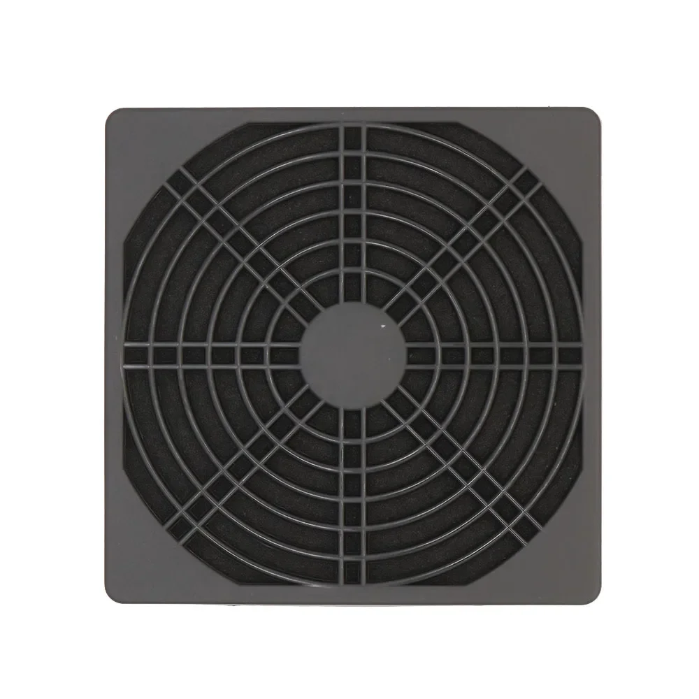 2pcs Computer Power Supply Case 120mm Dustproof Fan Filter Screen Dust Filter Suitable for 120mm X 12mm Computer Case Fan Black
