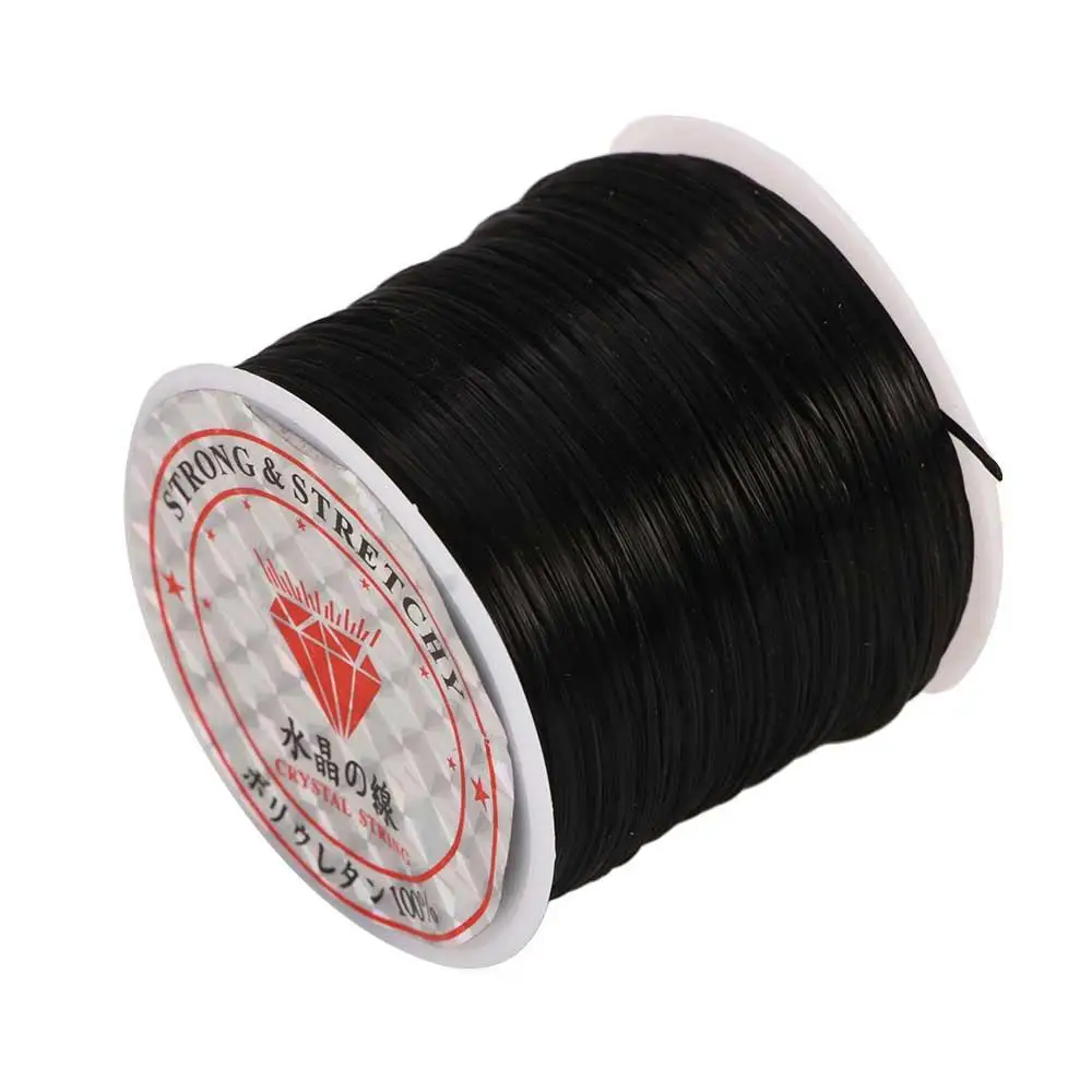 DIY 60m Jewellery Making Bracelets Craft Elastic Strong Bracelet String Beading Thread Stretch Cord Fibre Wire