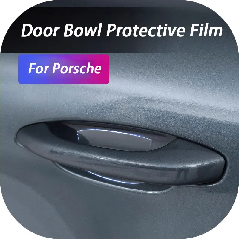 TPU Car Door Bowl Film Door Handle Film For Porsche Cayenne Macan Panamera Handle Protective Film