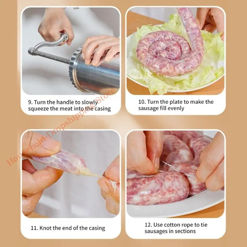 

85AD Прочная машина для набивки сосисок, водонепроницаемая конструкция, быстрая сборка для быстрого приготовления мяса на кухне