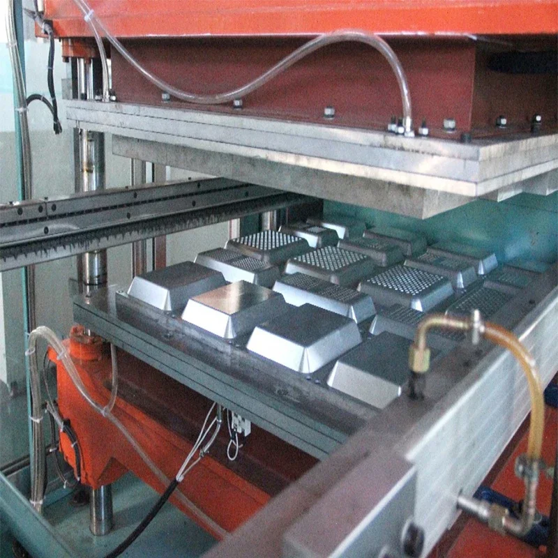 Professional Automatic PE PLA Paper Safe Take Away Vendor Meal Plate Tray Fast Food Box Making Forming Machine