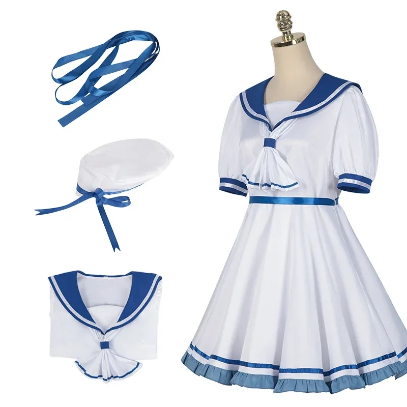 أزياء أنيمي أريما كانا التأثيرية أوشي نو كو كانا أزياء تنكرية JK زي البحارة فساتين شعر مستعار أزياء الهالوين للنساء B576