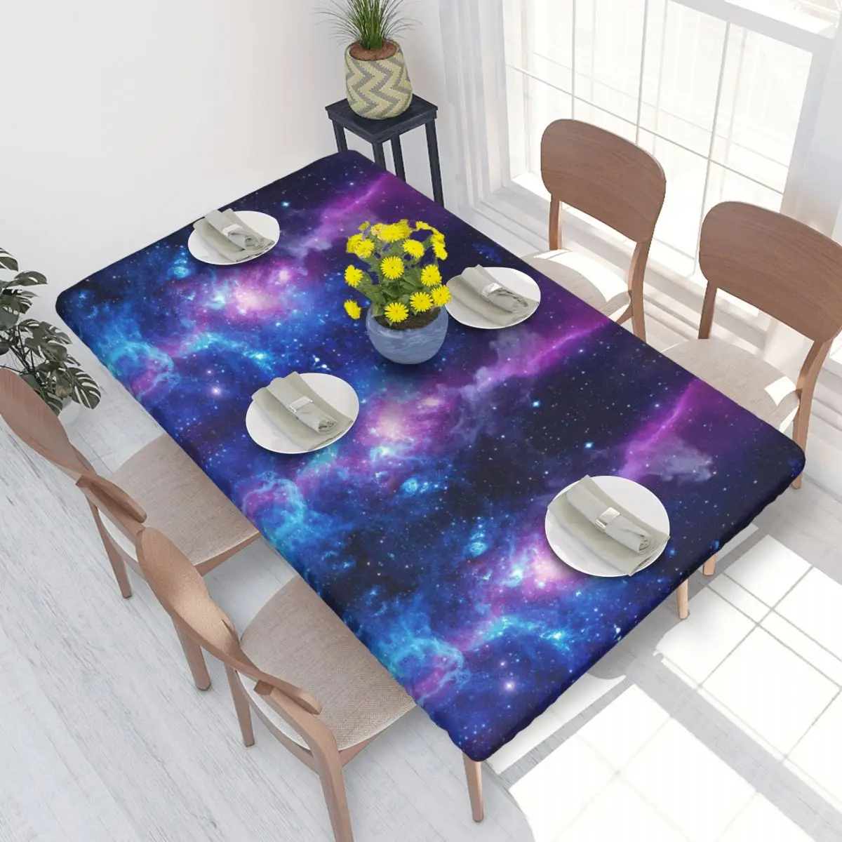 Скатерть прямоугольная маслостойкая, 4 фута