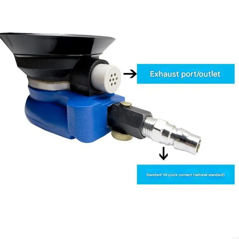 Variable Speed Air Sander Compact Body 5/6 Inch Grinding Workshop Air Tool Suitable With Automotive Tool M4YD