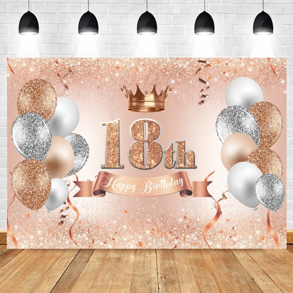 Bannière de fond Joyeux Anniversaire Paillettes Argentées - Diamant