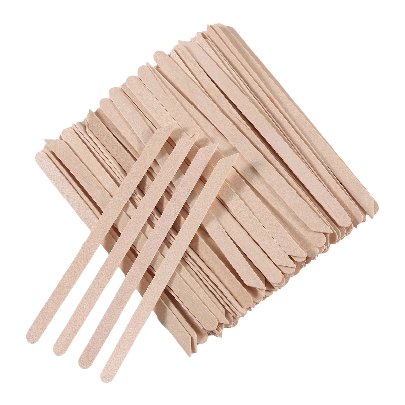 Bâtonnets en bois pour épilation, 100/200/500 pièces, applicateur de spatules, outil artisanal