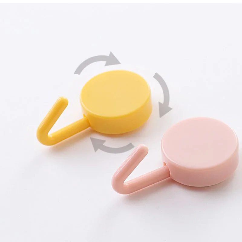 Self Adhesive Wall Hook, Strong without Drilling, Coat Bag, Bathroom Door, Kitchen Towel Hanger, Home Accessories, 5 Pcs, 10Pcs