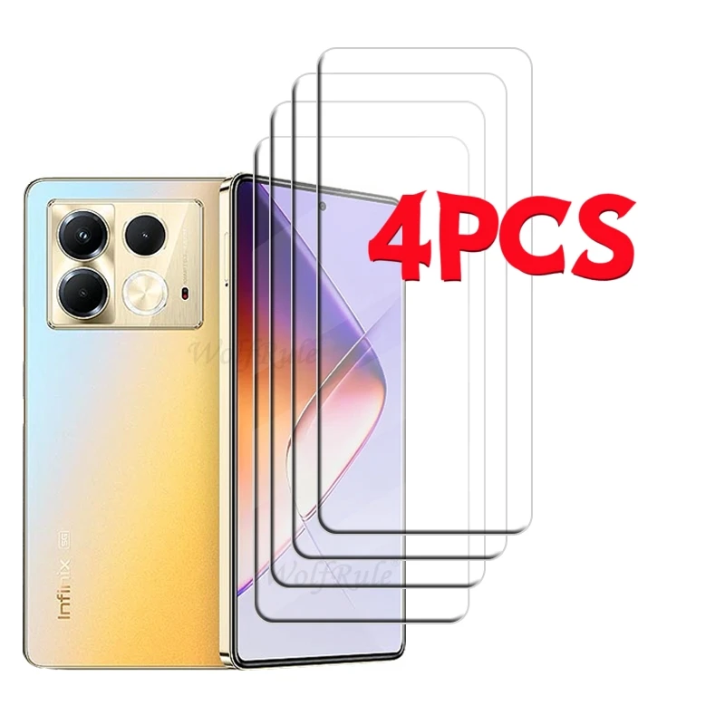 

1/2/3/4Pcs For Infinix Note 40 5G Glass For Infinix Note 40 5G Glass Transparent HD 9H Screen Protector Infinix Note 40 5G Glass
