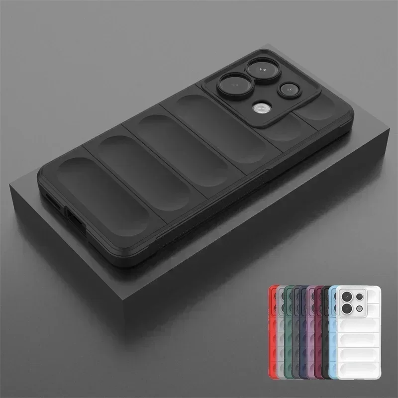 For Poco X6 5G Case Cover Xiaomi Poco X6 Pro 5G Capas Shockproof Colour Back Lens Protective Bumper Soft TPU Fundas Poco X6 5G