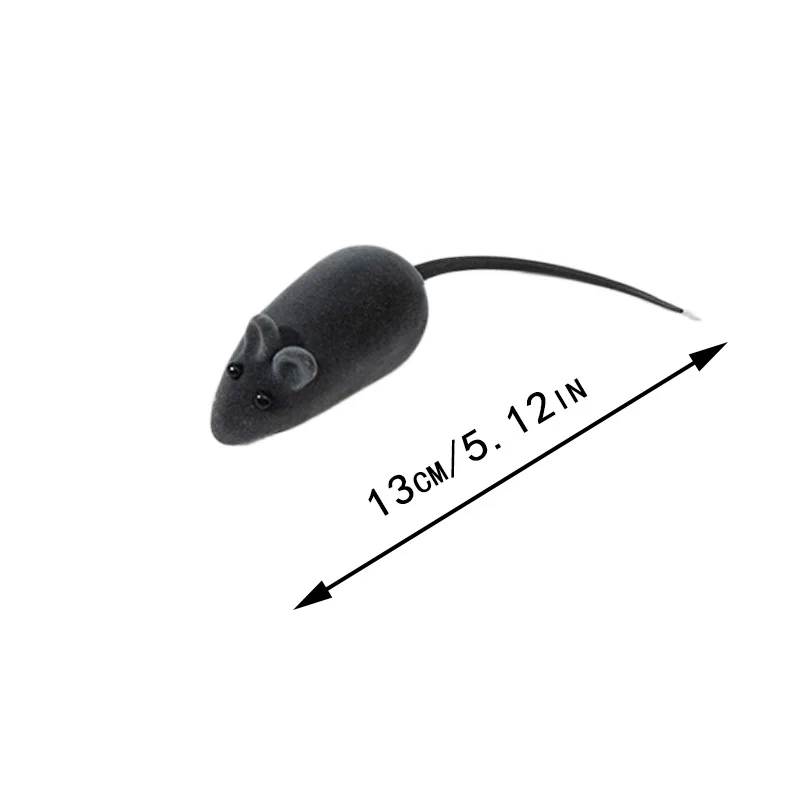 Sound Gummi Simulation Maus Haustier Katze Spielzeug interaktiv für Kätzchen Zubehör Geschenke Emaille Maus Biss beständigkeit – Detail 9